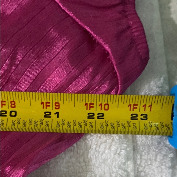 Torrid Pink Puff Sleeve Ruffled Blouse - Picture 9 of 11